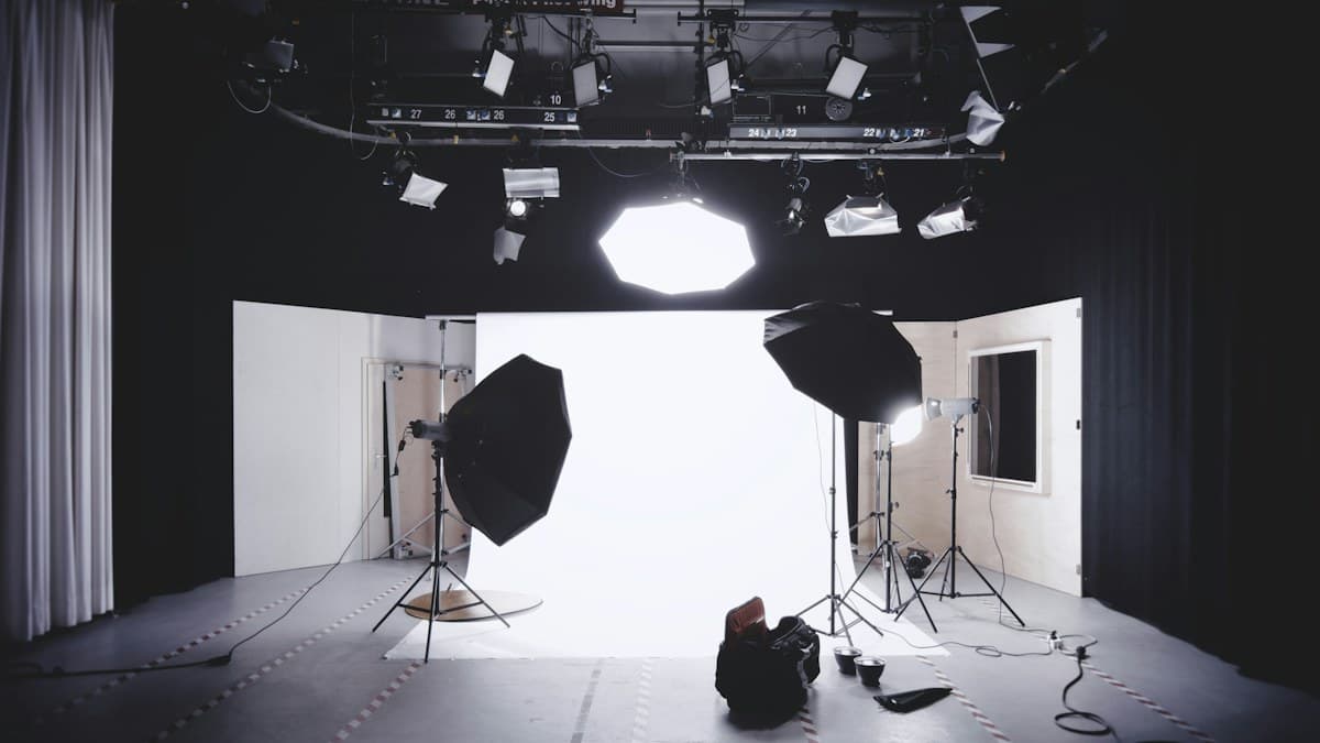 Profesjonelt studio klart for kursproduksjon